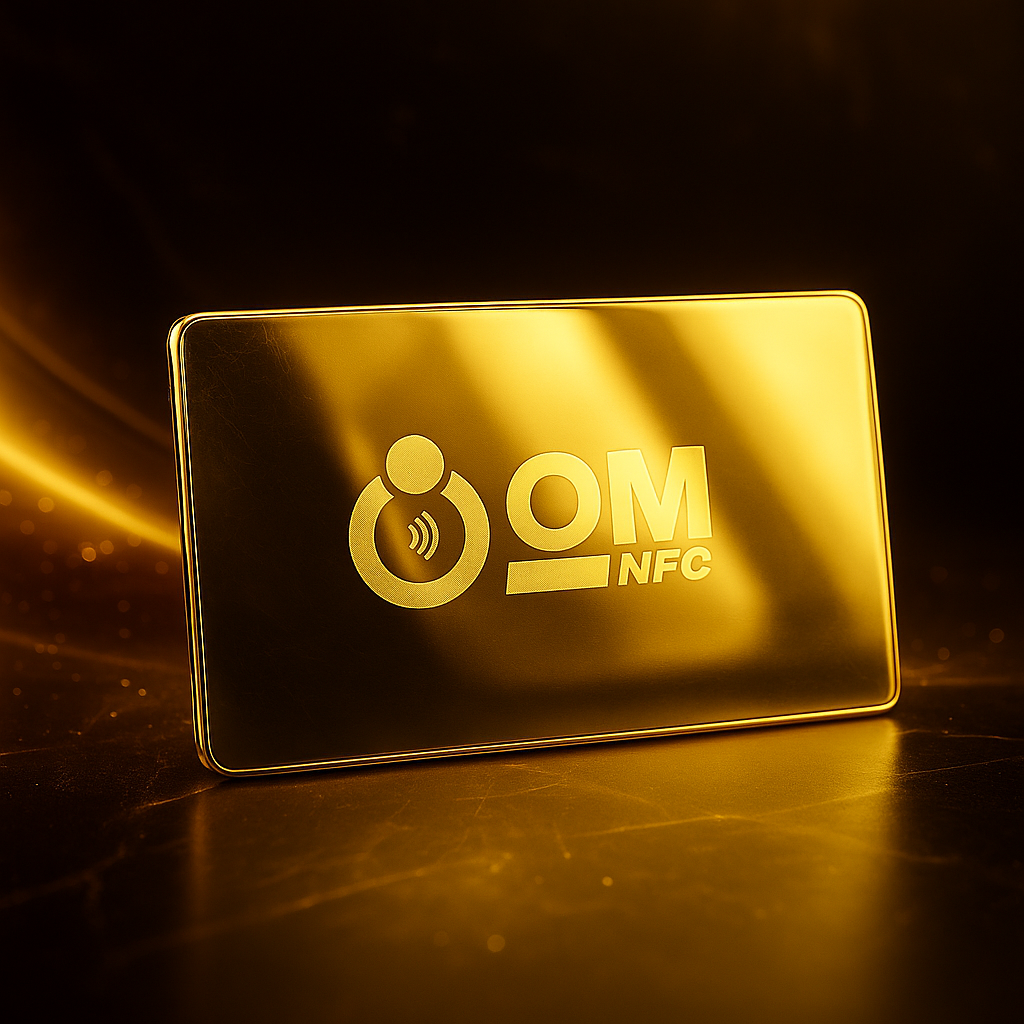 Premium Gold Metal NFC Card